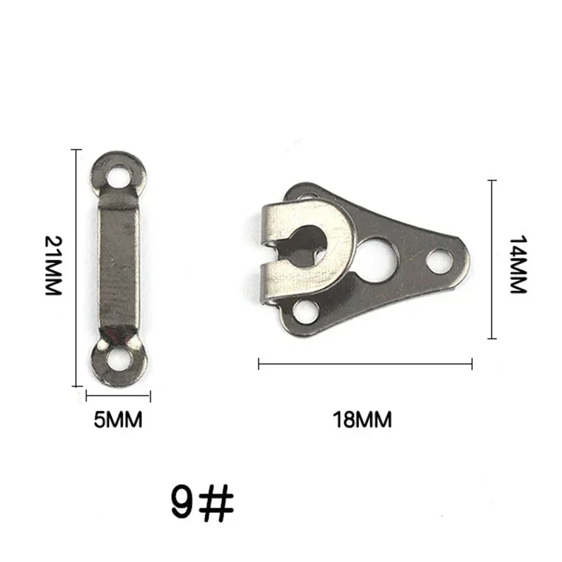 20/40 Sets Metall Kleidungsstück Nähen Haken und Augen Unsichtbare Versteckte Knopf Schnalle Hosen Jeans Kleidung Dekorative Verschluss Zubehör