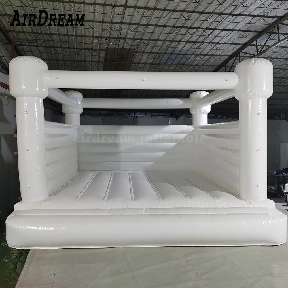 Outdoor Jumping Bounce Inflatable Wedding Bouncy Castle White Bounce House jumper bouncer For Adults And Kids party events use