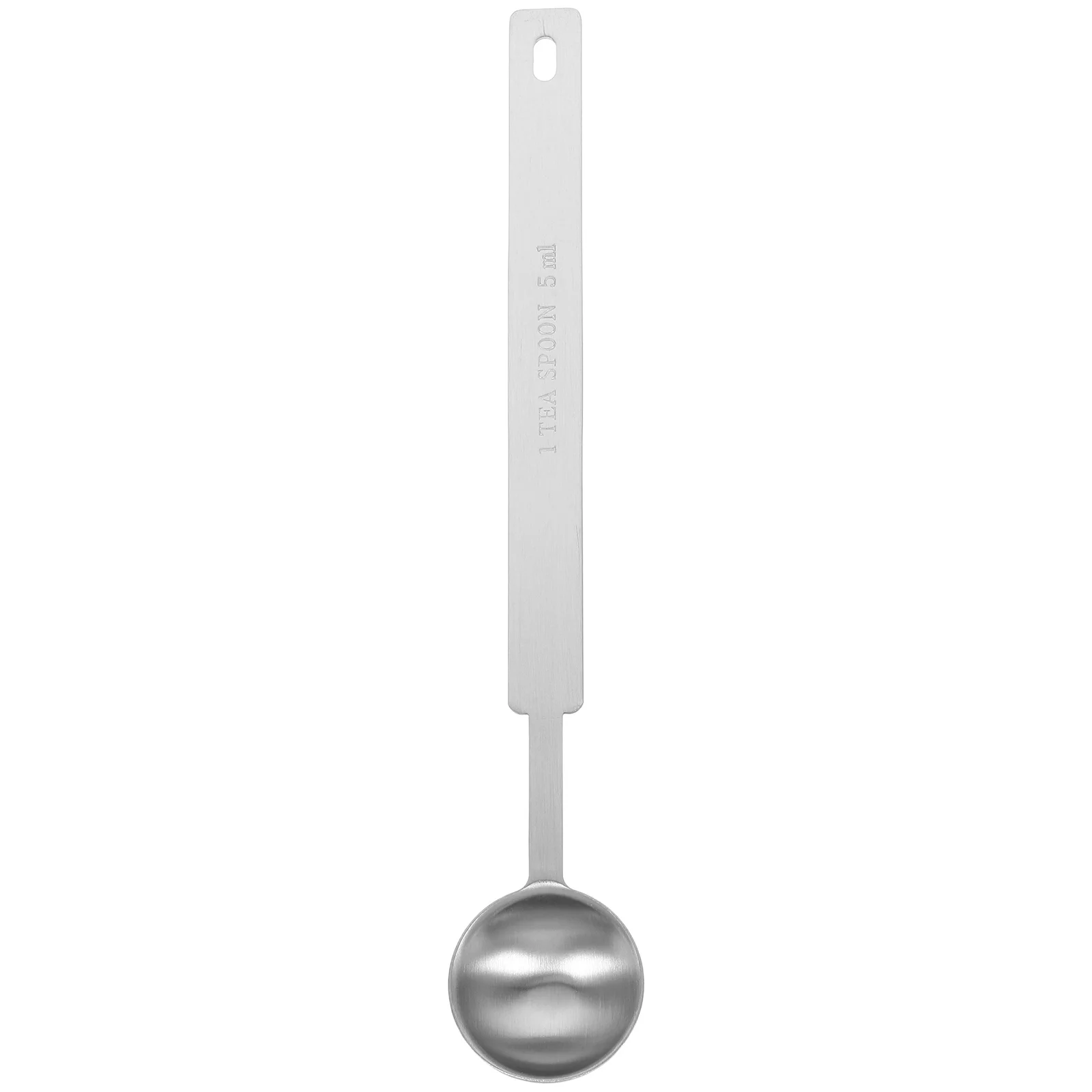 

5ml Stainless Steel Long Handle Measuring Spoon Metal Scoop Baking Cooking Kitchen Seasoning Teaspoon Measuring
