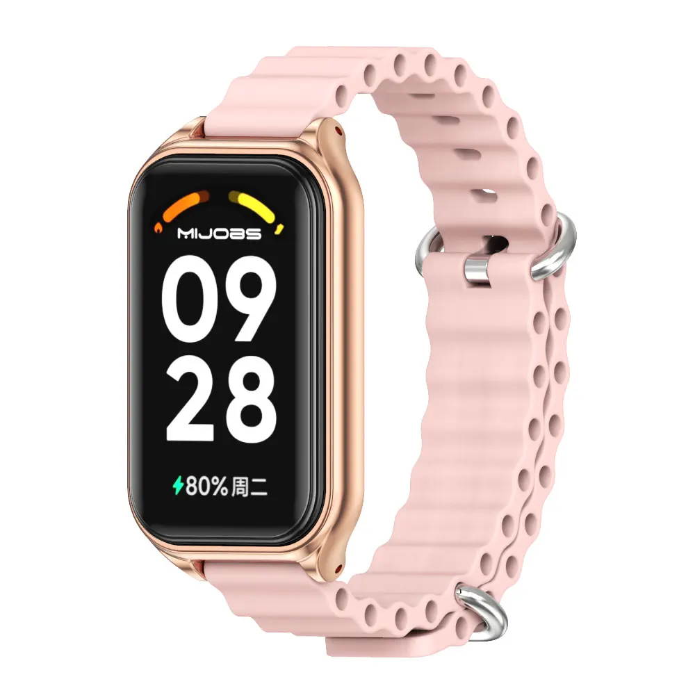 For Xiao mi Redmi Band 2 Strap Silicone TPU Watchband Bracelet for Redmi Smart Band 2 Correa Wrist Strap Replacement Accessories