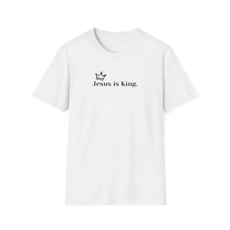 

Jesus is King Unisex Softstyle T-Shirt, Faith Tee, Christian Apparel, [...]