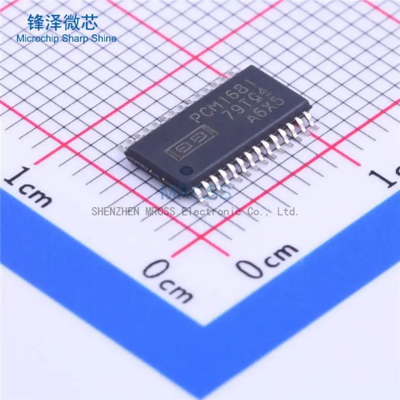 PCM1681 DAC 8-CH Delta-Sigma 24-bit 28-Pin HTSSOP EP PCM1681PWPR
