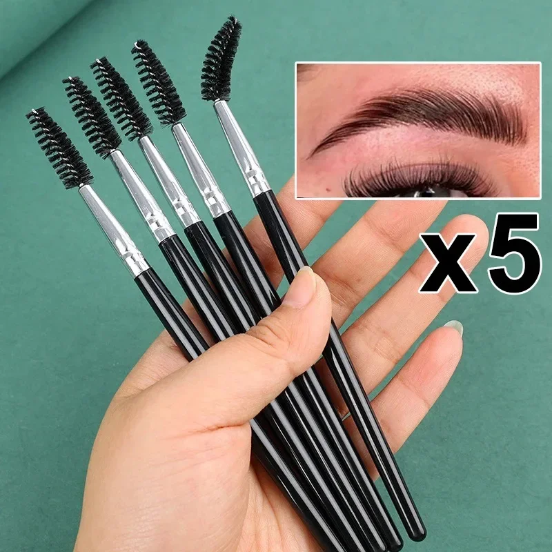 1 Uds. Brochas de maquillaje profesionales para pestañas, máscara cosmética para pestañas, crema para cejas, cepillo de belleza para cejas, herramientas de maquillaje para pestañas
