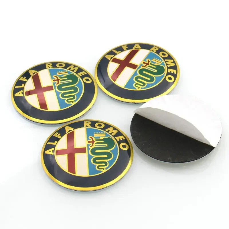 Hub Caps 1Pc 40mm Car Steering Wheel Logo Badge Sticker For Alfa Romeo Mito Giulia Giulietta 147 156 166 159 Stelvio Sportiva 4C