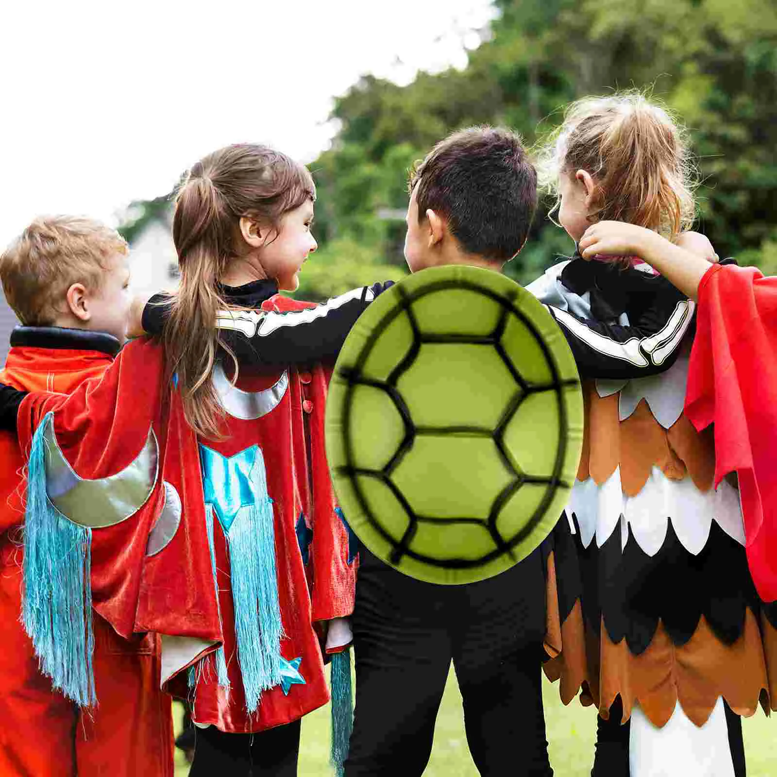 Venom Halloween Carnival Dance Costume Props Eva Turtle Shell (6pcs) Shaped Decor Child