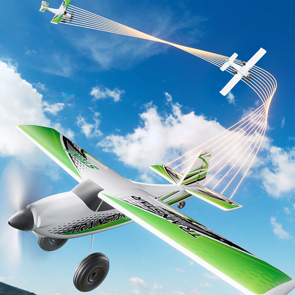 VolantexRC Trainstar Stunt 76804 500mm Wingspan 2.4G 4CH مع 6 محاور الدوران بدون فرش EPP RC طائرة المدرب الثابتة الجناح RTF #2