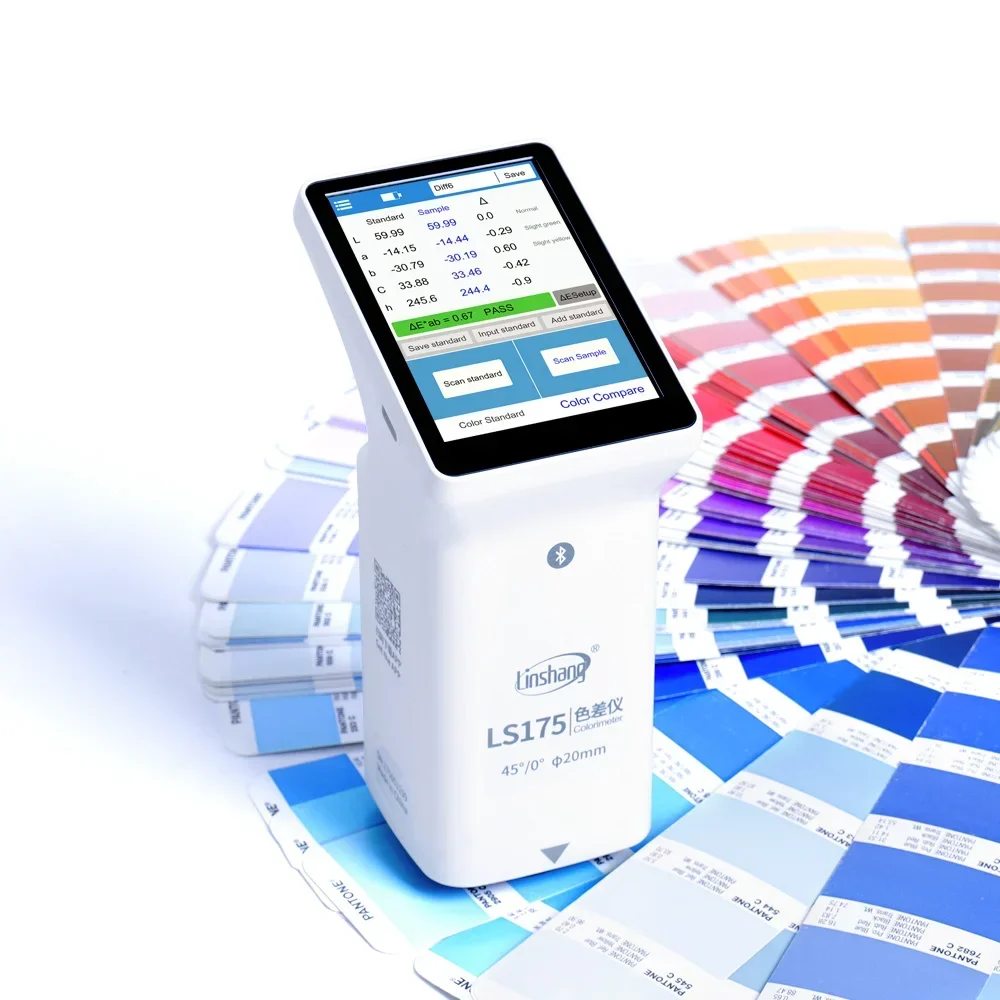 2025LS175 45/0 Tomato Textile Food Meat Colorimeter 20mm Aperture Fabric Digital Colorimeter for Textiles