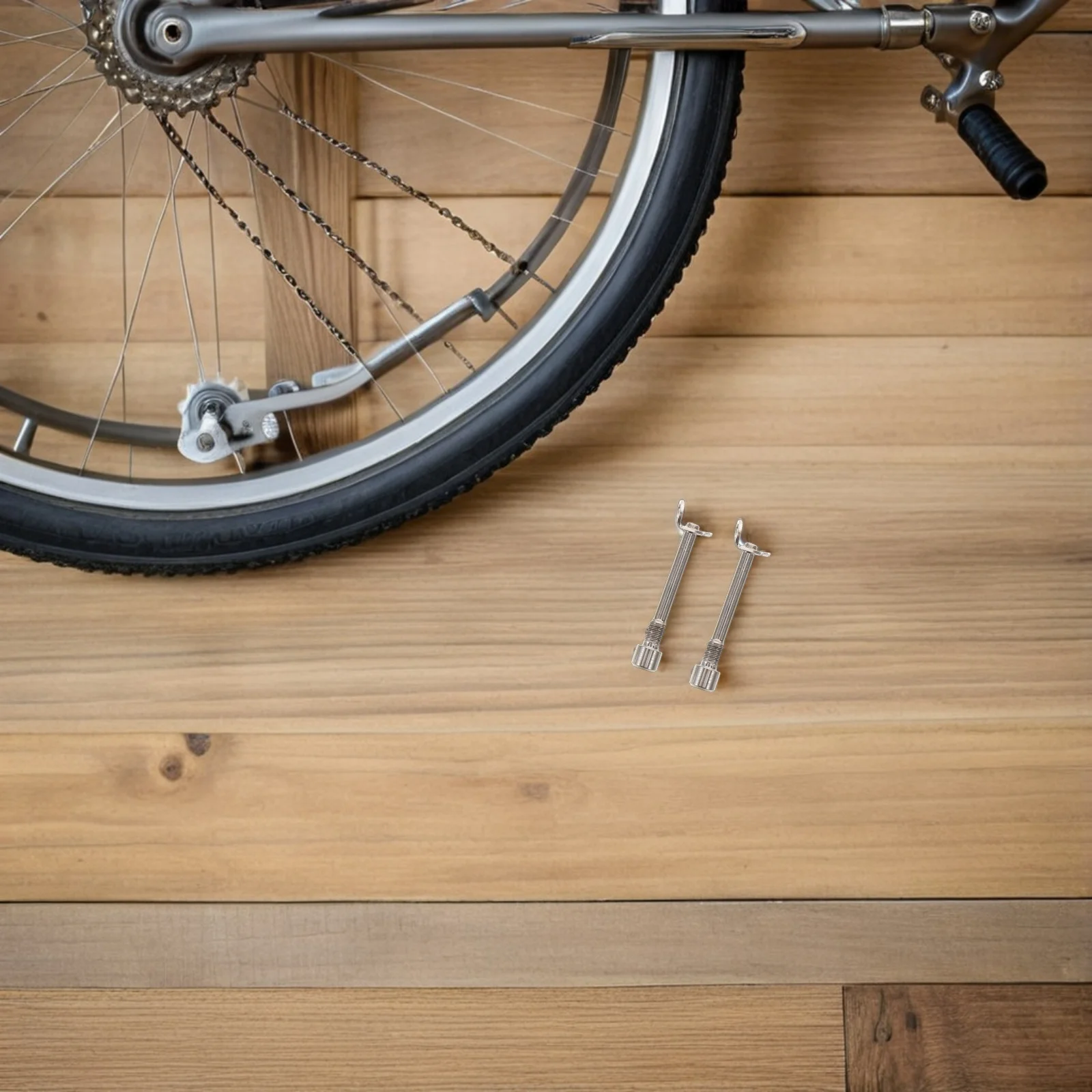 

2Sets Titanium Alloy Disc Brake Pins Caliper Screws Cotter Clips Precise Control Mountain Road Bikes Oil Disc Brakes