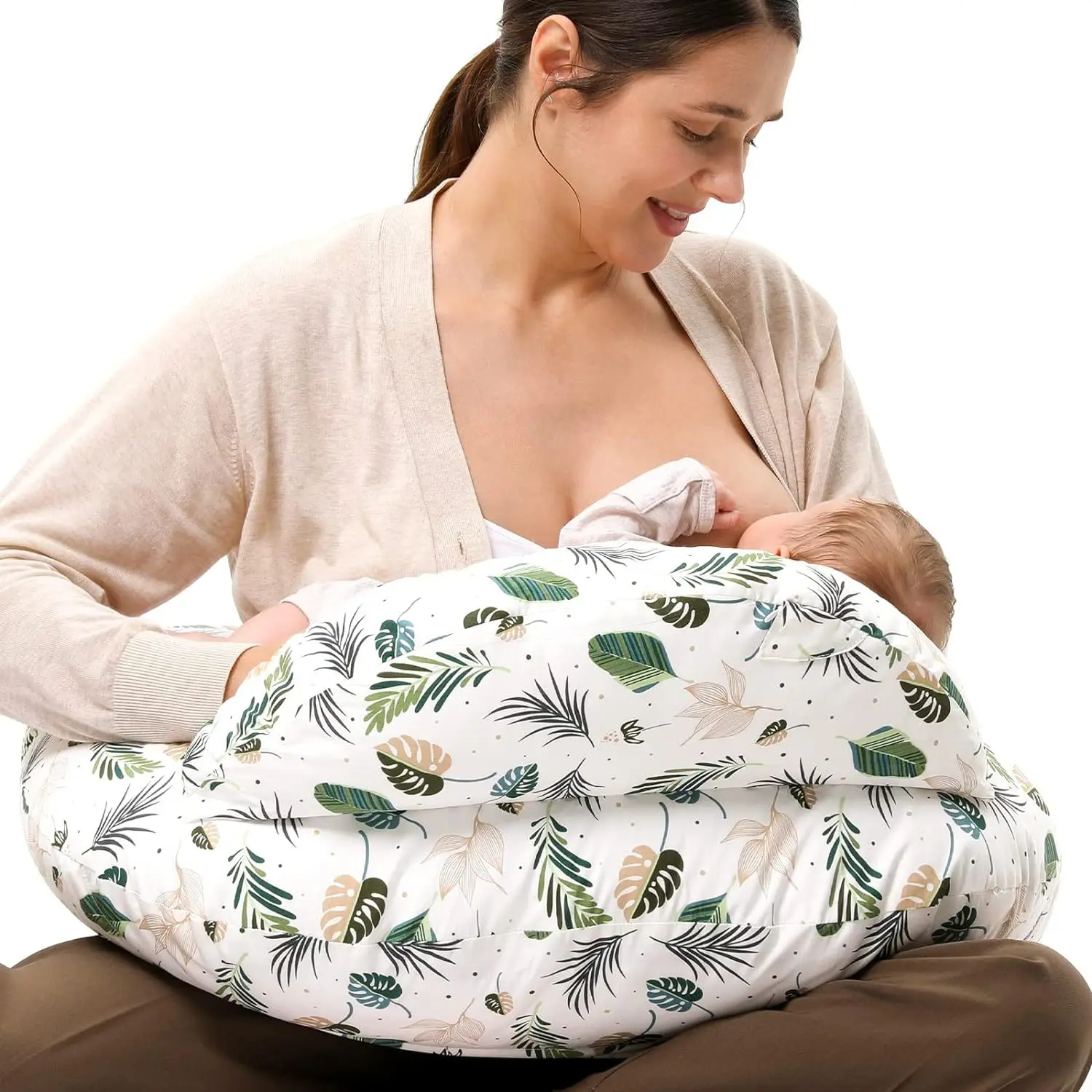 Breastfeeding Pillow Maternity Pillow Baby Pillow Children's Head Study Pillow Removable and Washable Multi Functional Pillow