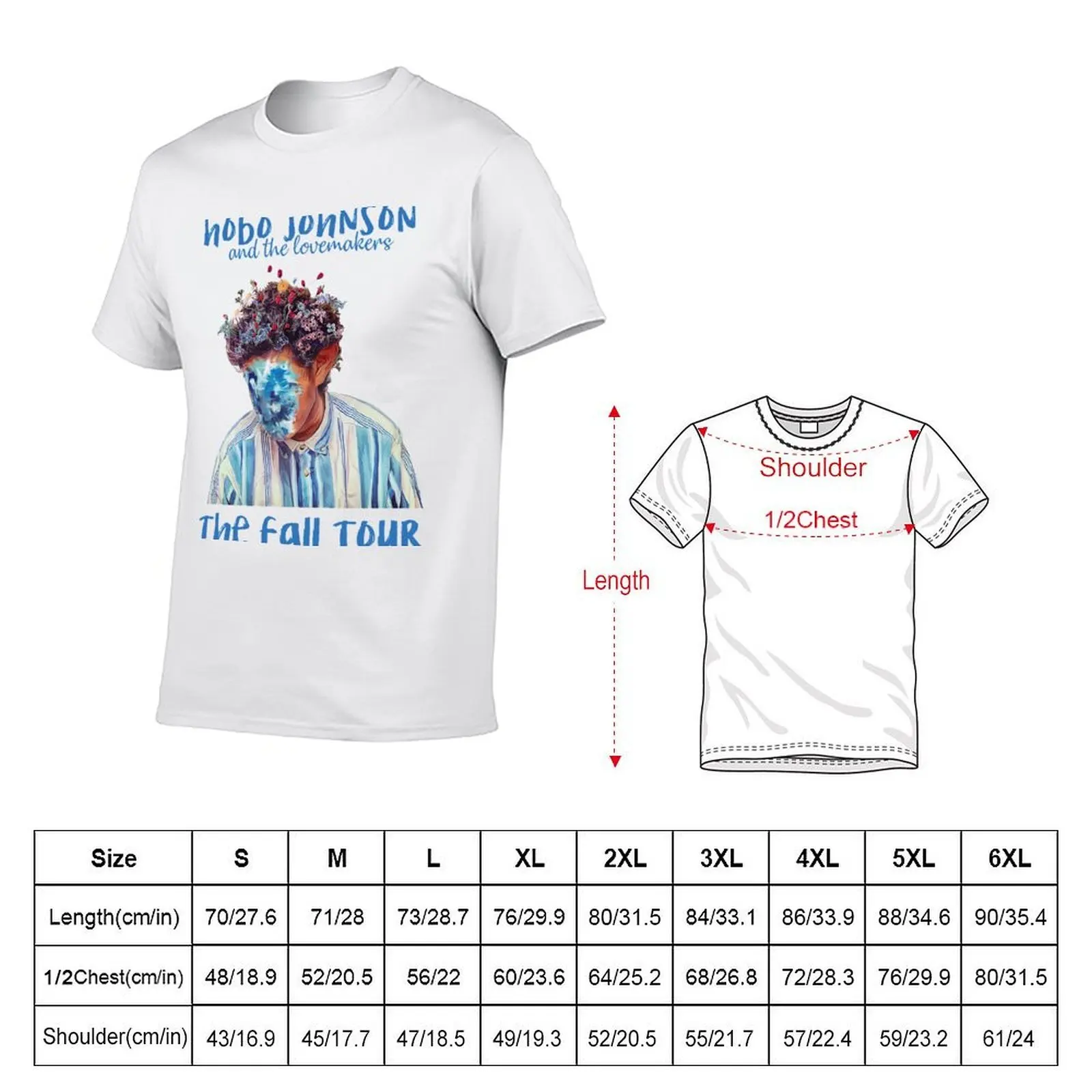 Twobos Hobo Show Johnson The Fall Tour 2019 T-Shirt anime t shirts for man t shirt for man T-Shirt