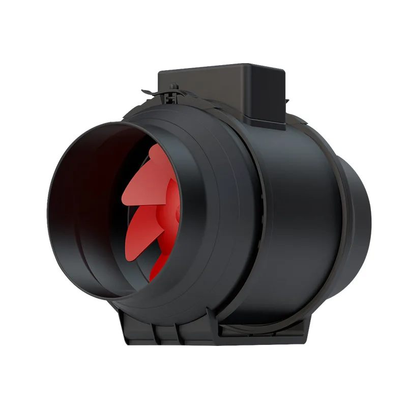 Purification ventilation duct fresh fan, bathroom exhaust fan 4 inch 6 inch 8 inch diagonal flow booster fan