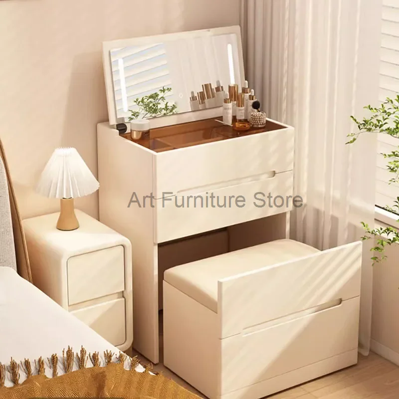 

Storage Stool Dressing Table Luxury Nordic Bedroom Luxury Dressing Table Living Room Meuble De Chambre Interior Decoration