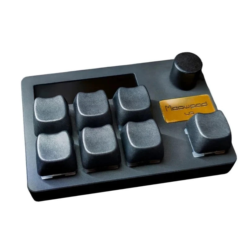 

MeowPad V3 Mini Keyboard Magnetic Switch Hot Swap CNC Aluminum Keyboard Cat Knob Office Game Keyboard Accessory Teclado Mecanico
