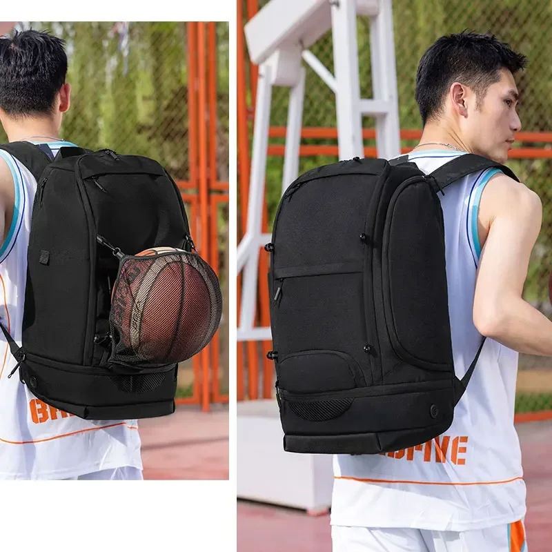 Football Basketball Backpack for Teenagers Boys Shoes Pocket Outdoor Sports Training College Bag Large Soccer Volleyball Pack