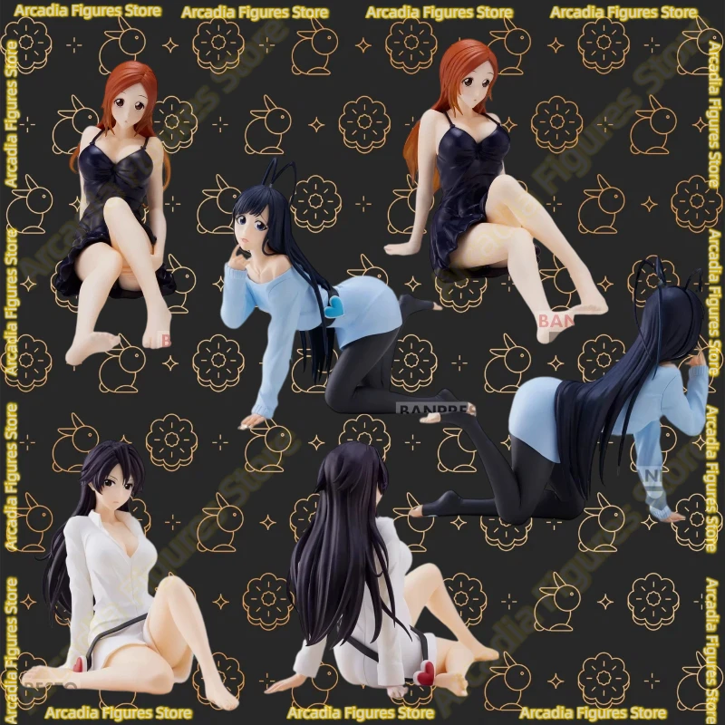 Official Genuine Bandai Optical Factory Leisure Time Realm (death) Figure Inoue Orihime Pajamas Anime Figure Desktop Model Doll