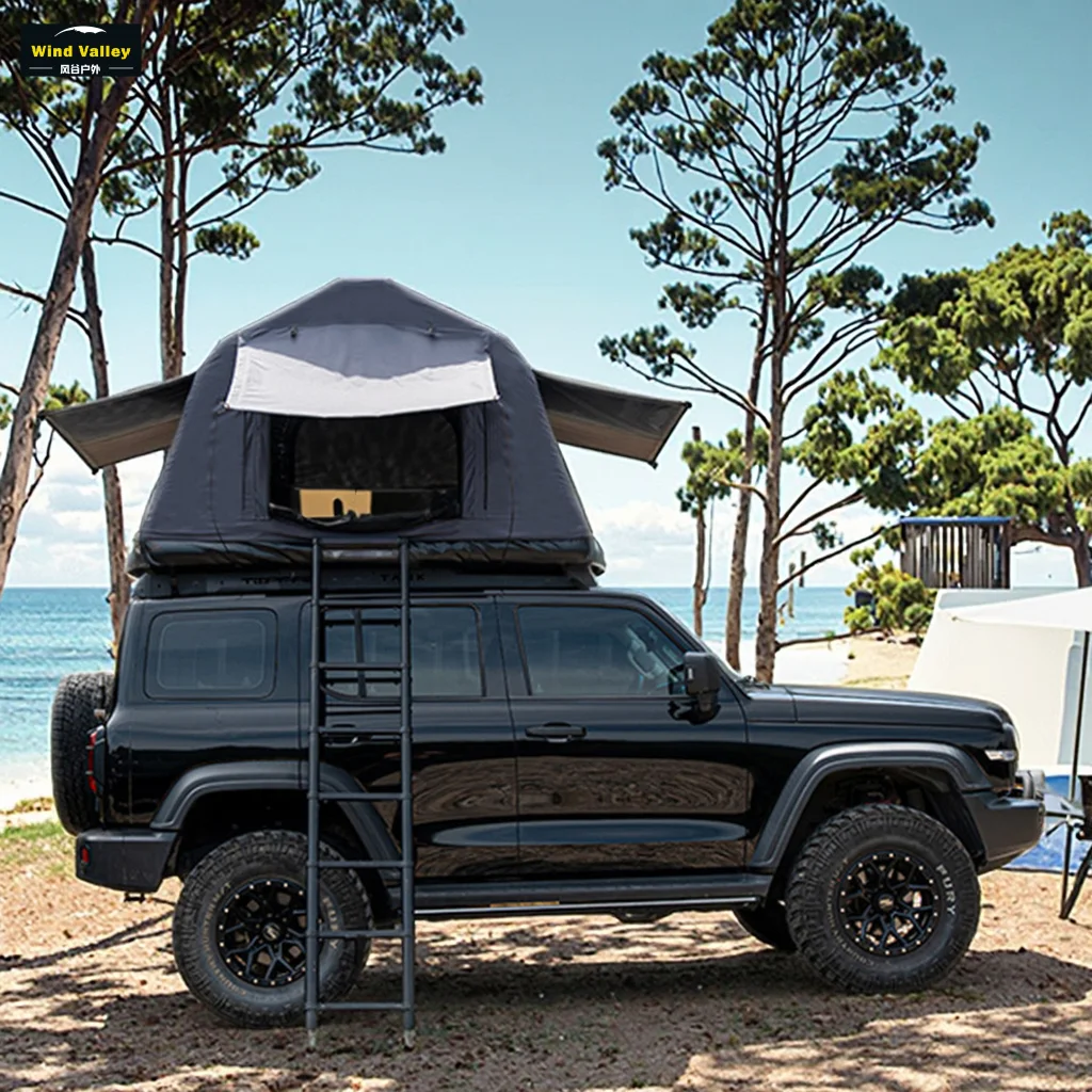 

Wind Valley Outdoor Camping Inflatable Single Layer Oxford Car Roof Tent Four-Season Quick Automatic Opening Easy Carrying