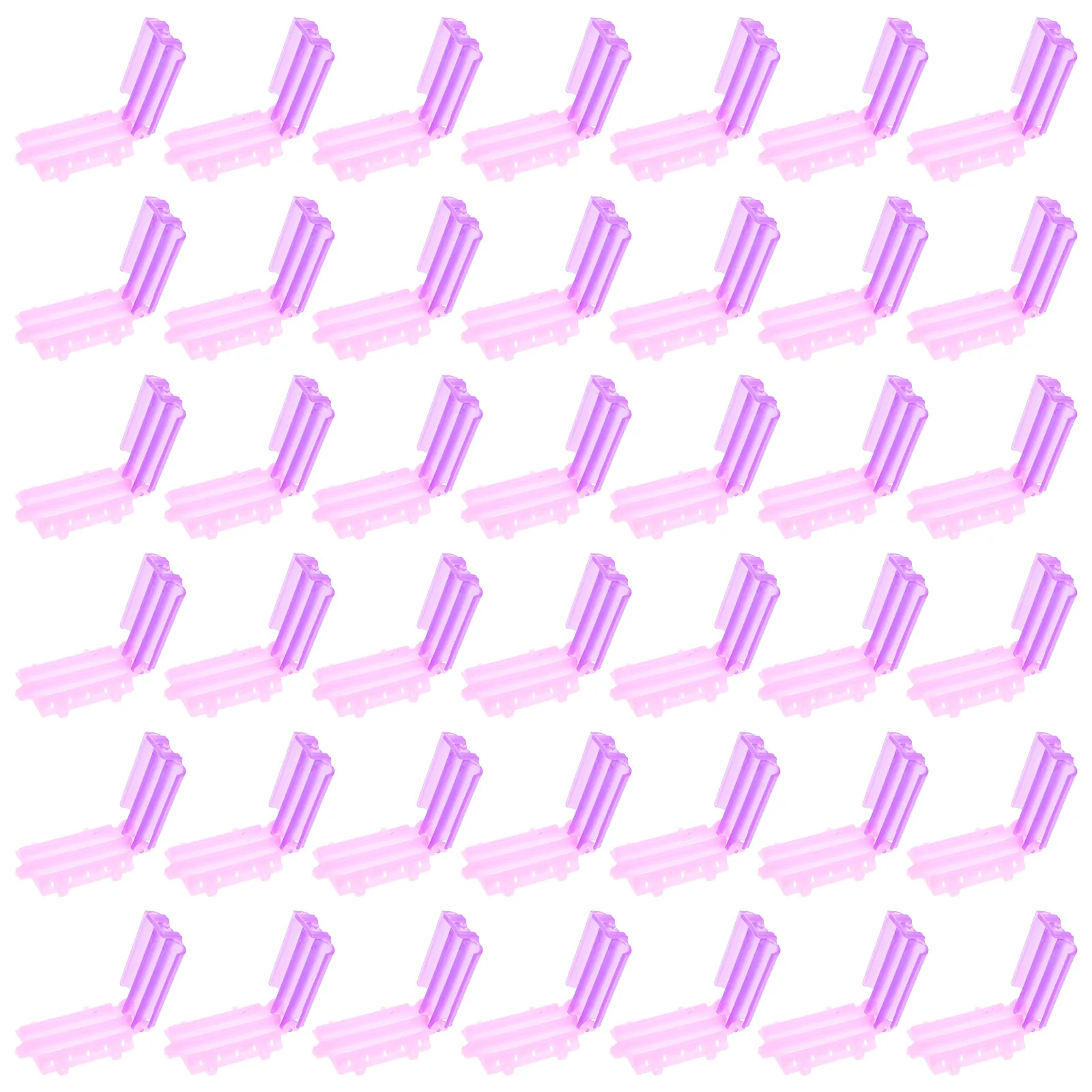 

45pcs Perm Clip Rods Curling Clips for Women Giant Insulation Styling Easy Use Carry Without Hurting Ideal Salon Home Adjust