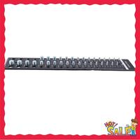 BOFO 34 Nut And Bolt Thread Checker, Bolt Size And Thread Gauge Standard And Metric With 19 Standard & 15 Metric Bolt