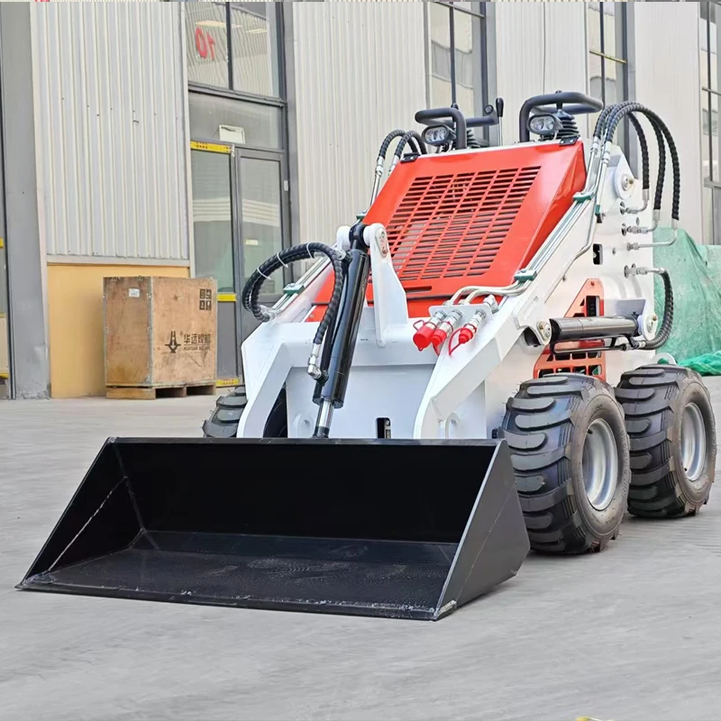 Fast Delivery CE EPA Track Bucket Front Attachment Mini Skid Steer Loader