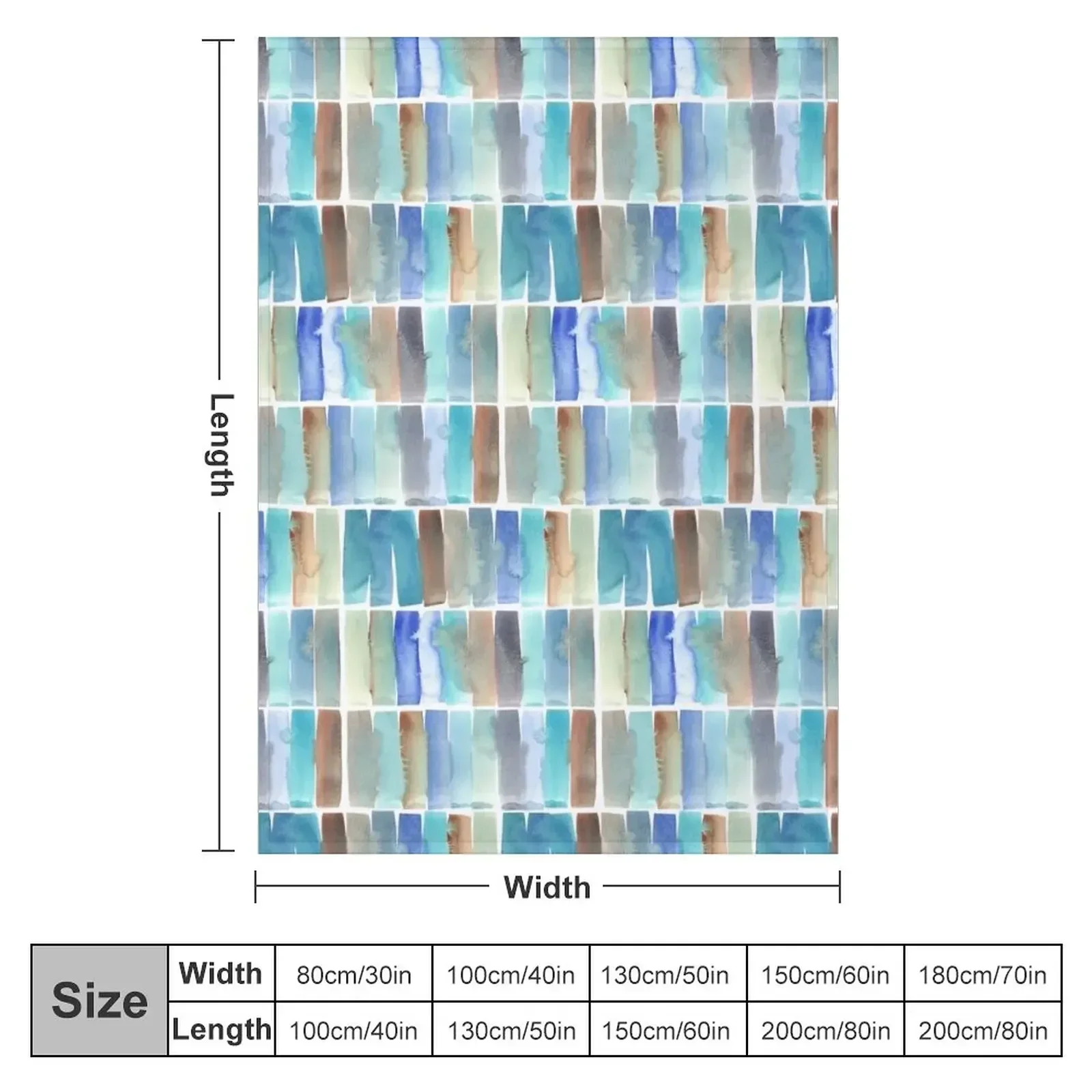 Eucalypt paling fence - turquoise Throw Blanket Cute Soft Plush Plaid Extra Large Throw Blankets