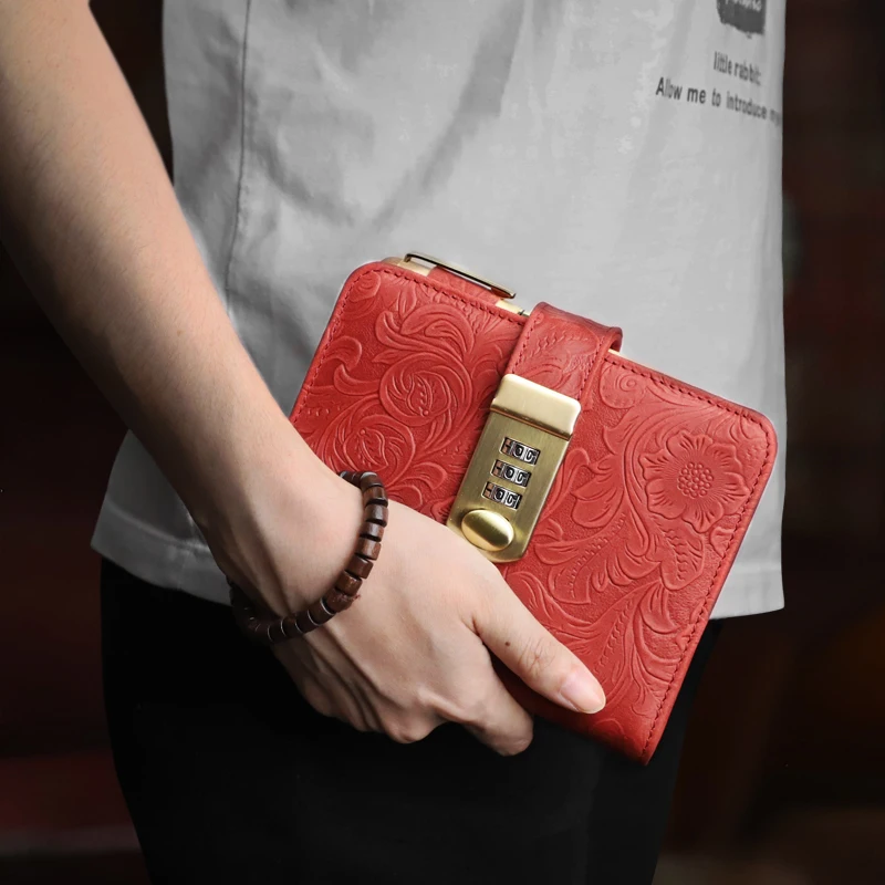 Luxo retro couro genuíno caderno a6 capa caso com suporte de caneta com bloqueio diário escritório viagem artesanal sketchbook