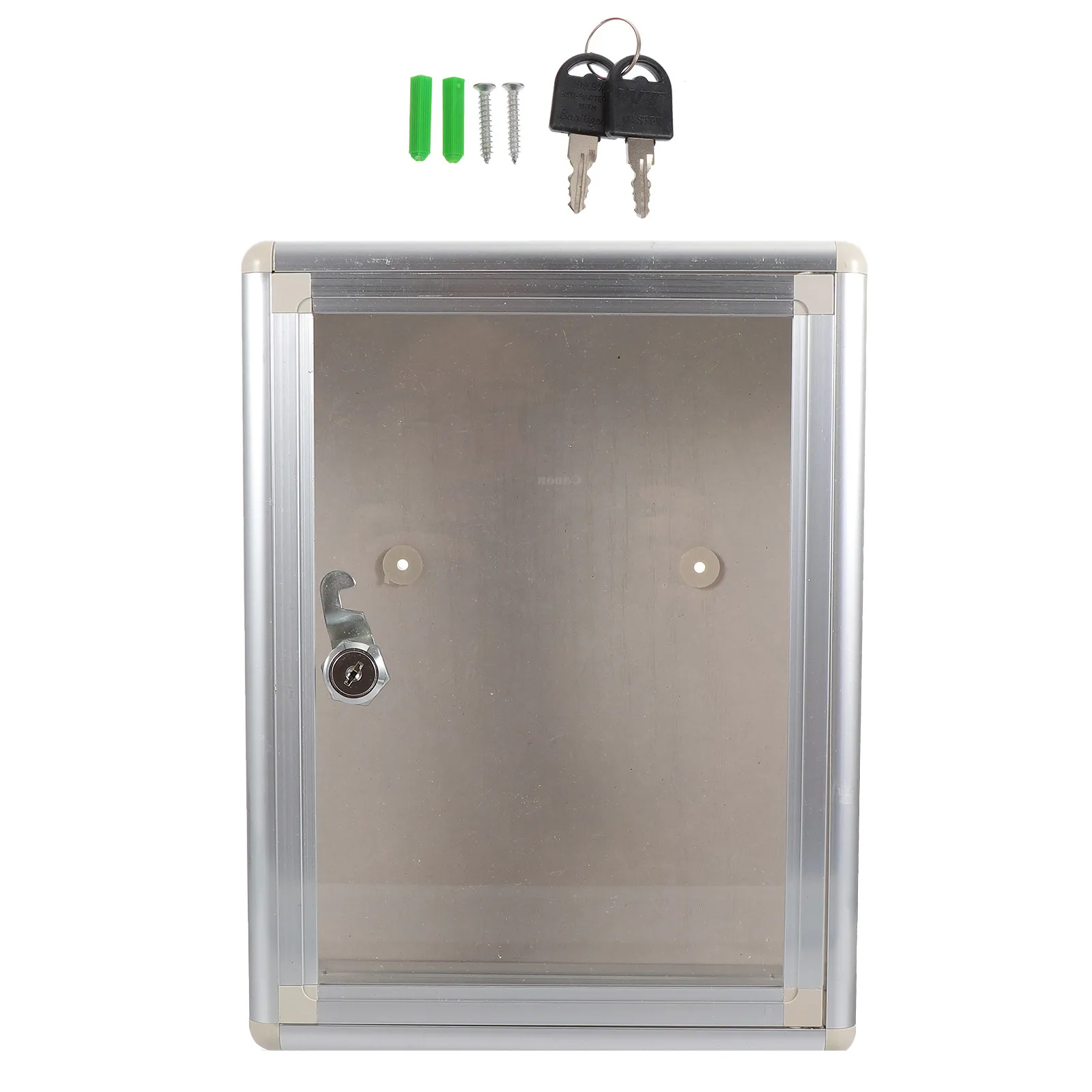 red-lockable-aluminum-letter-storage-box-suggestion-case-for-government-office-complaint-and-mail-holder-suggestion-case