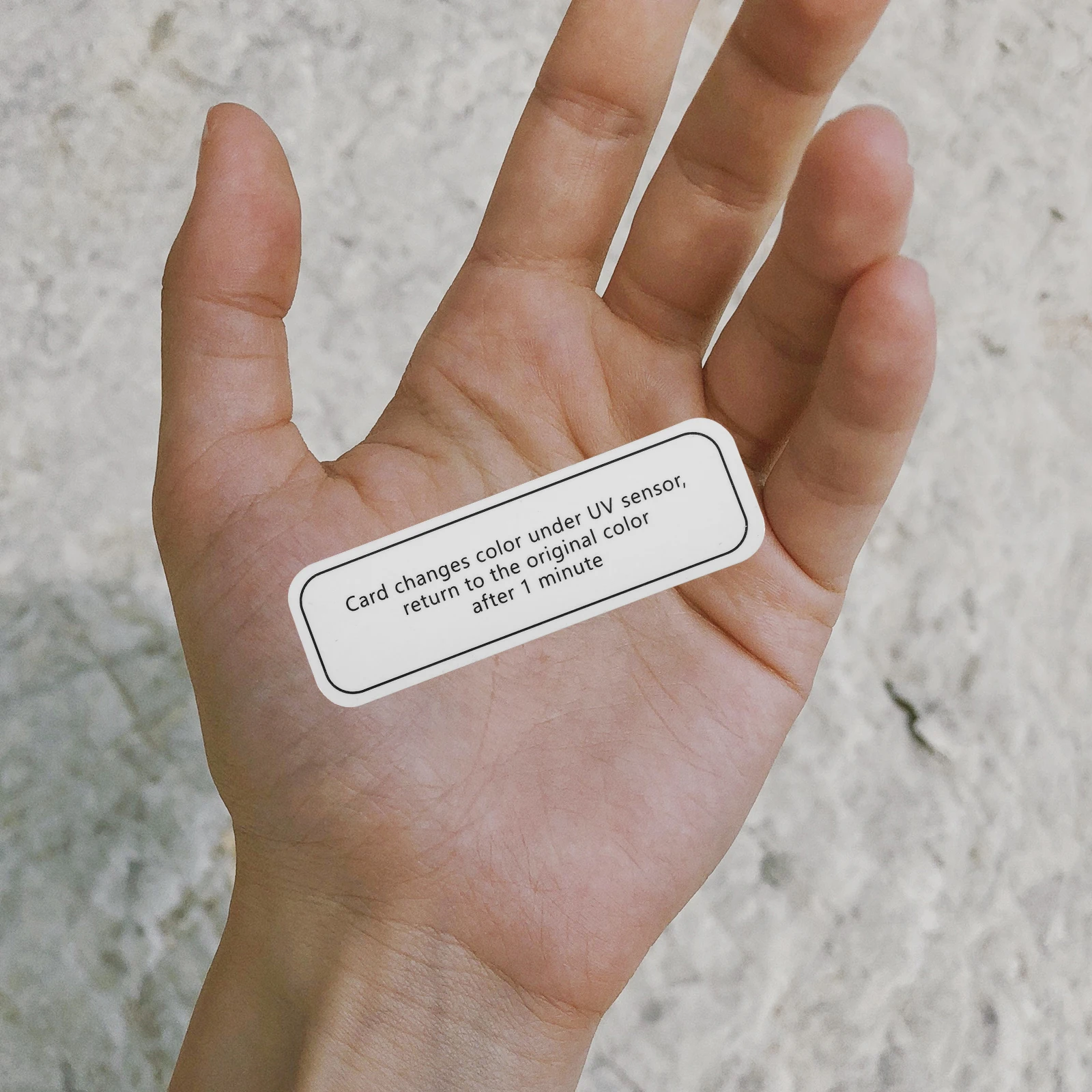 

10 Pcs UV Intensity Identifying Cards Indicator Outdoor Testing Sun Pvc