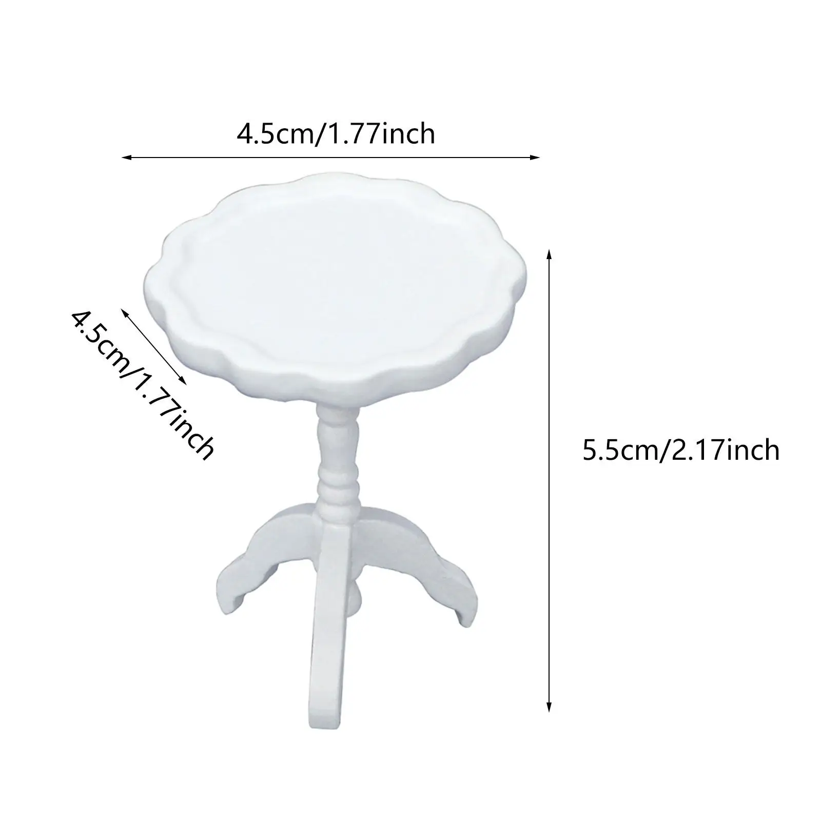 Meubles de Table pour maison de poupée 1:12, fournitures de paysage, Table Miniature pour chambre à coucher, salon, accessoires de décoration pour la maison