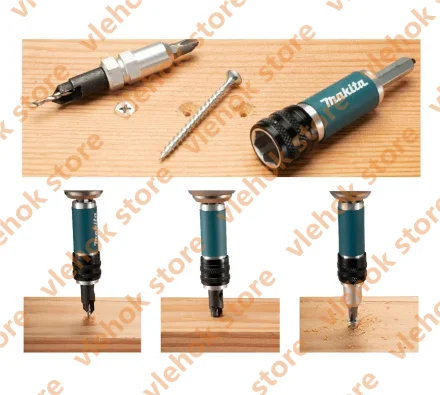 Makita #6 #8 #10 Gauge Drill Multifunctional Woodworking Batch Drill Combination Countersink Drive Bit D-73209 D-73215 D-73221