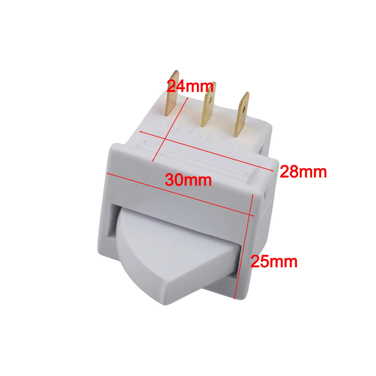5A Switch 30*25mm Refrigerator Light Switch Extreme Condition Functionality Long Operational Life For Freezers