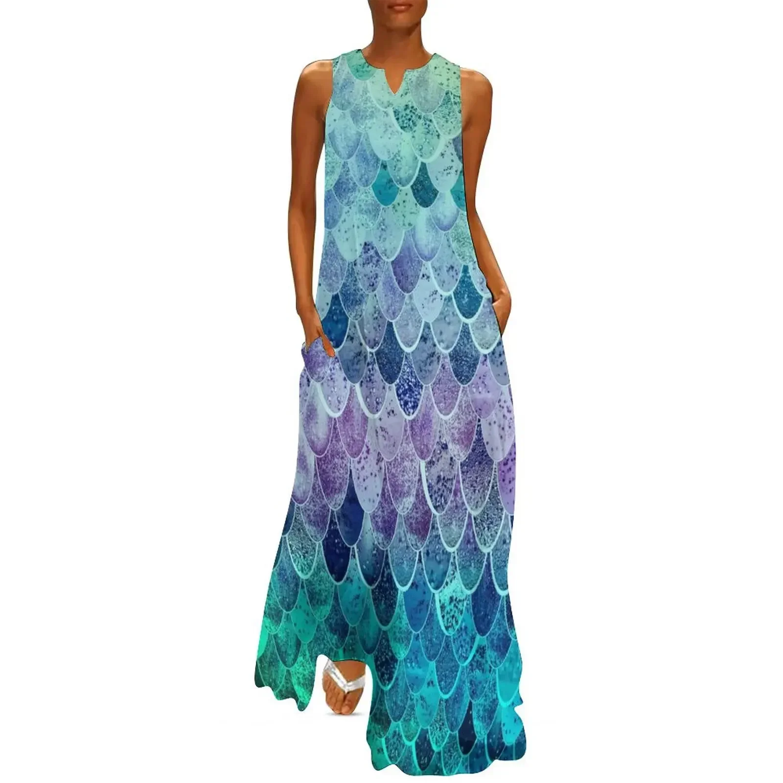 

MAGIC MERMAID RAINBOW Long Dress dress for women 2025 sexy dress evening women beach dresses