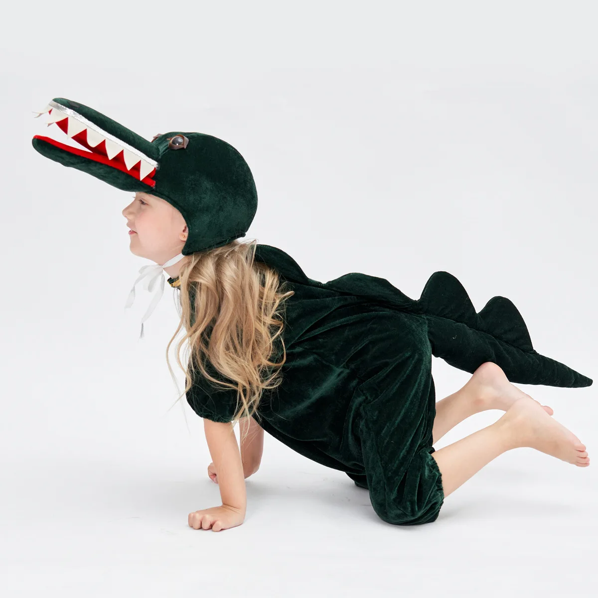 

Kids Cosplay Crocodile Masquerade Stage Party Costume