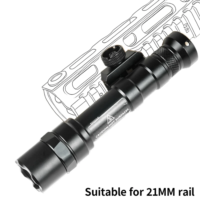 Tático m600 m600b m300b m300 arma luz lanterna rifle lanterna pistola scout luz tocha caça 20mm trilho pictinny
