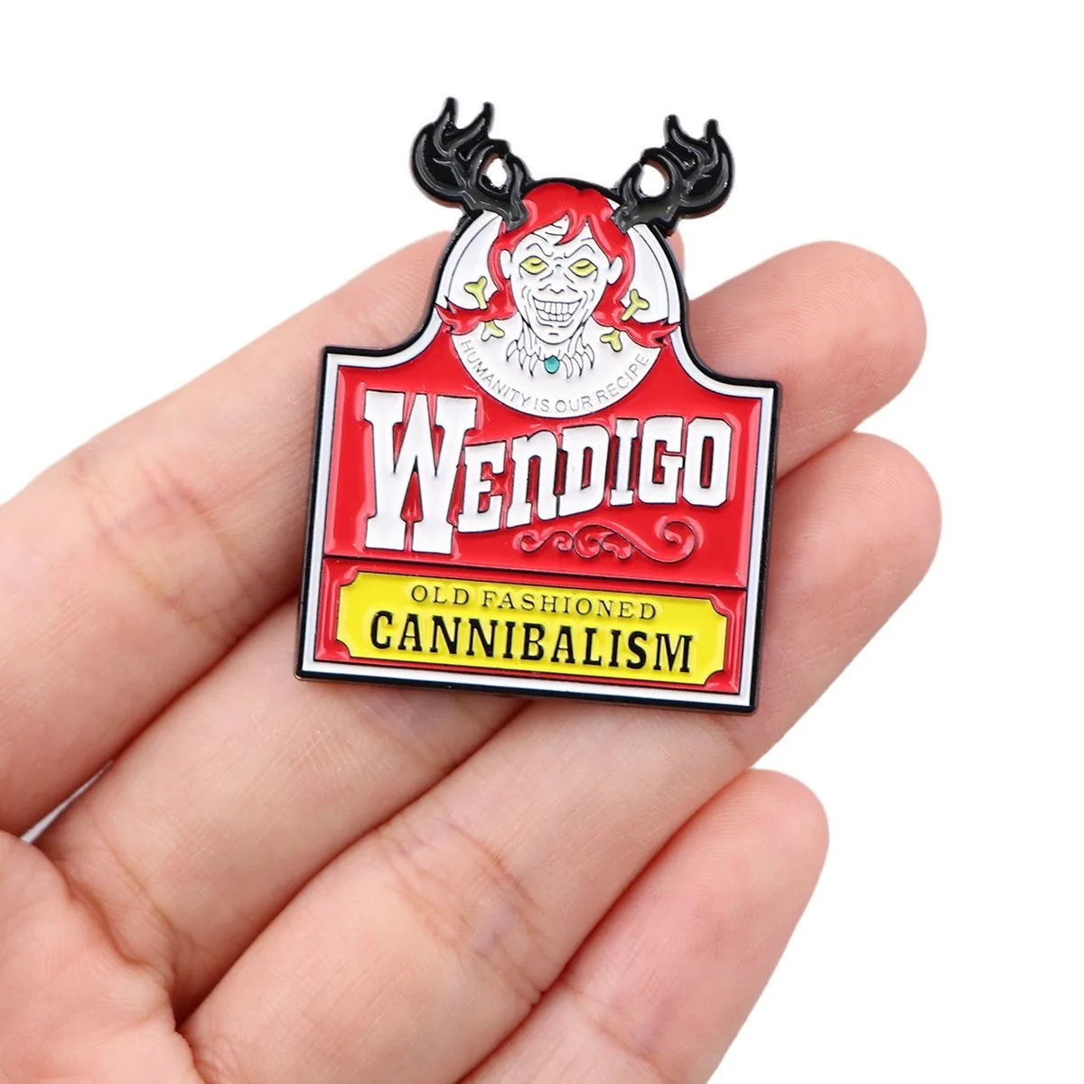 Creepy Kid Mom Brooch Pin Badge Alloy Clothing Backpack Jewelry Accessories Cross Border Foreign Trade Hot Selling Latest - view 5