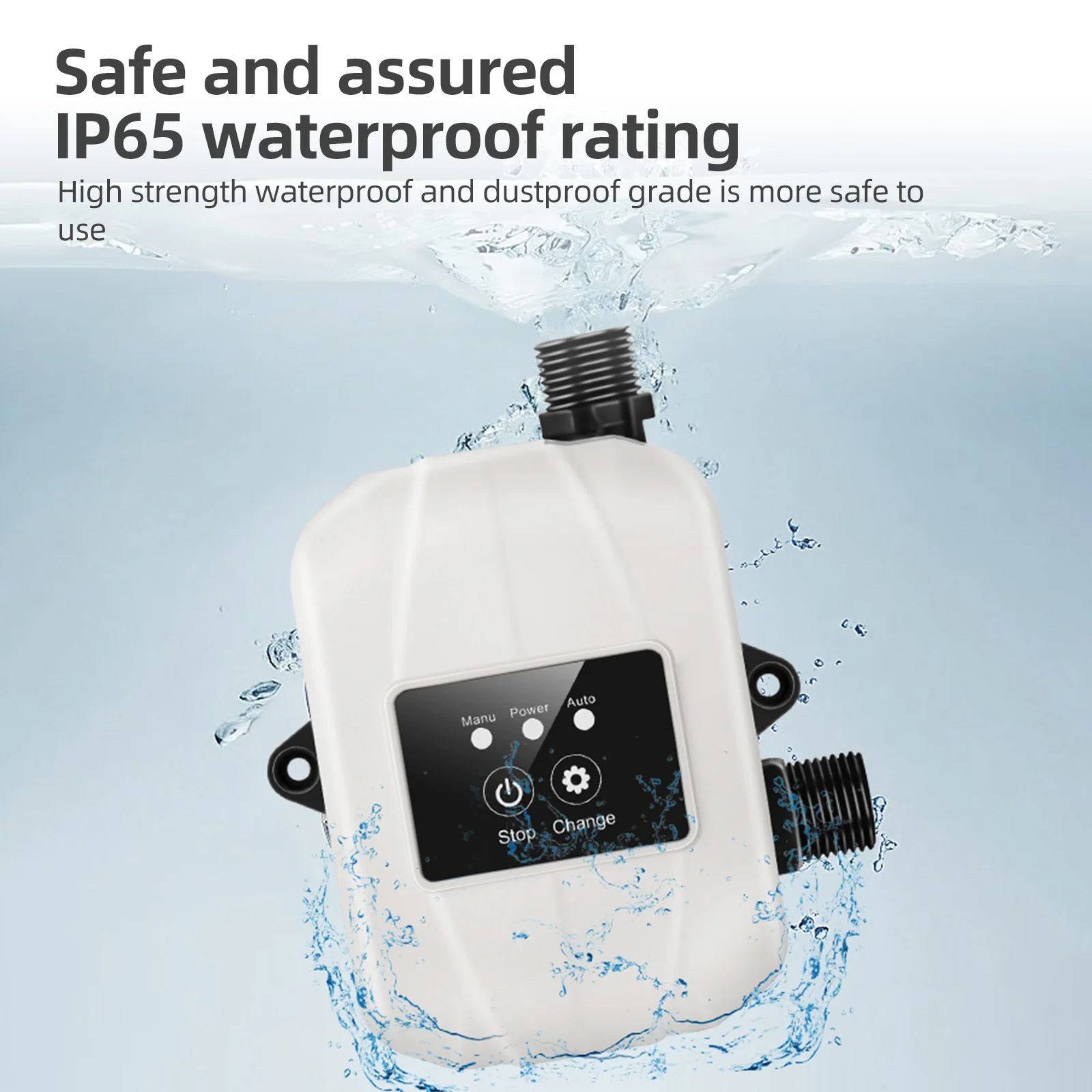 150W Water Pressure Booster Pump for Home 24V Automatic Shower Water Pressure Booster Silent Water Recirculating Pump