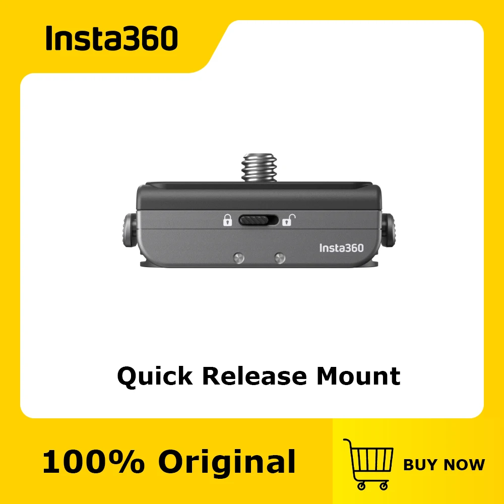 Official & Original Insta360 Quick Release Mount (New Version) Compatible with GoPro/Insta360 Action Camera