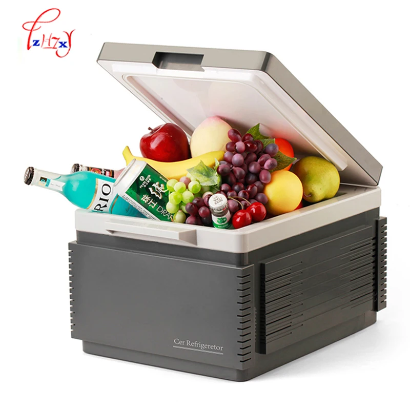 Household/outdoor Mini Multi-Function Car Refrigerator with A Gray Battery Function 12 Liters Portable Freezer for Car Bluetooth