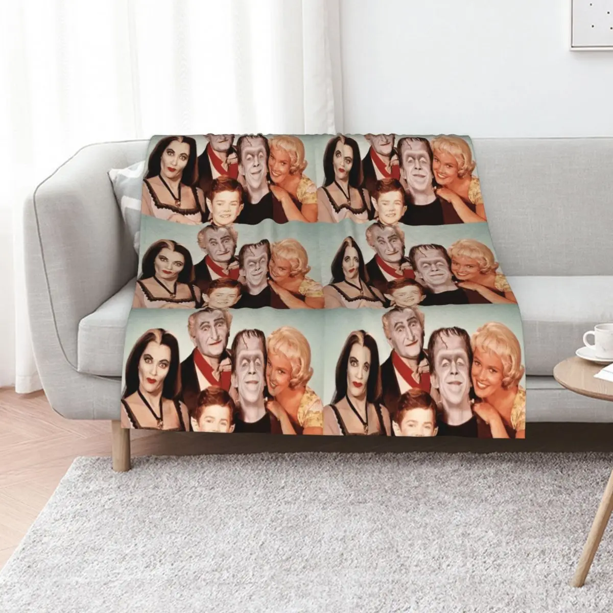 The Munsters - vintage 60s TV show Throw Blanket Summer manga For Sofa Thin Multi-Purpose sofa bed Blankets