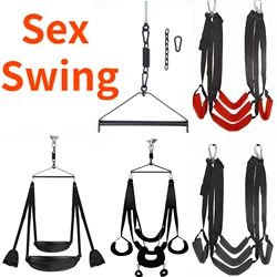 Columpio sexual, trípode de Metal, muebles sexuales, fetiche, Bondage, juguete sexual para parejas, mujeres, productos para adultos, sillas colgantes, juego Pravate BDSM