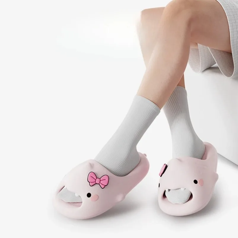 Cloud Shark Slipper Men devil Clapper Slides Summer Beach Indoor Eva Sandals Male Funny Home House Shoes  Female Flip Flop Women