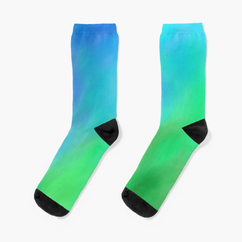 

Paradise in watercolor Socks cotton bright garter Toe sports Boy Socks Women's