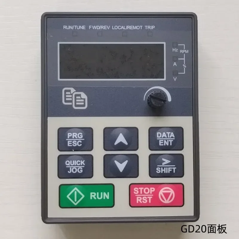 

INVT INVETON frequency converter panel GD10 200A300GD20 replicable parameter remote control keyboard speed controller