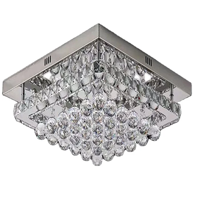 JYLIGHTING Three color changeable slap-up bedroom living room remote control color LED modern ceiling crystal pendant