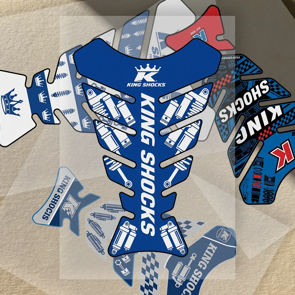 Decal Waterproof Motorcycle Gas Tank Sticker Vinyl Graphics Motorbike Decor Accessories For K-King S-Shocks Flat Fishbone