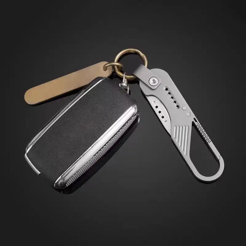 Mini cuchillo llavero plegable multifuncional afilado