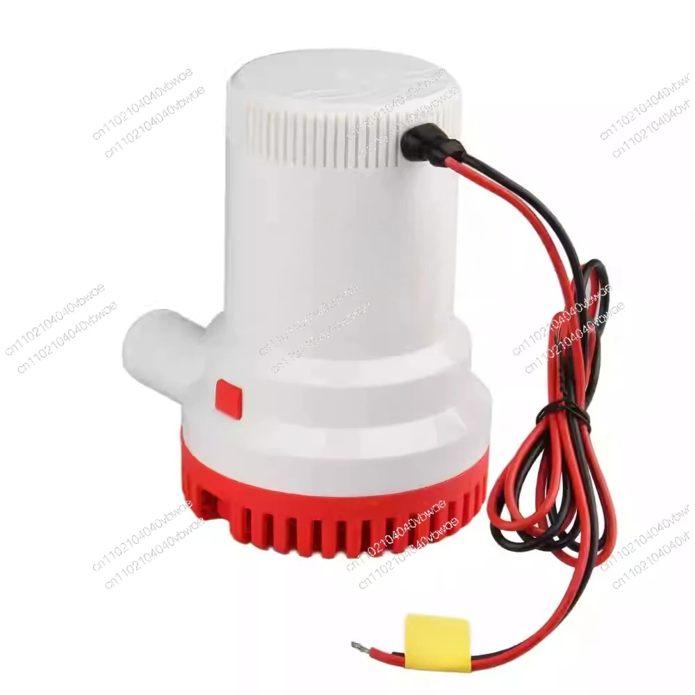 

Suitable for large outlet DC small water pump 12/24V bilge waterproof drainage pump 1500/2000/3000/3500GPH