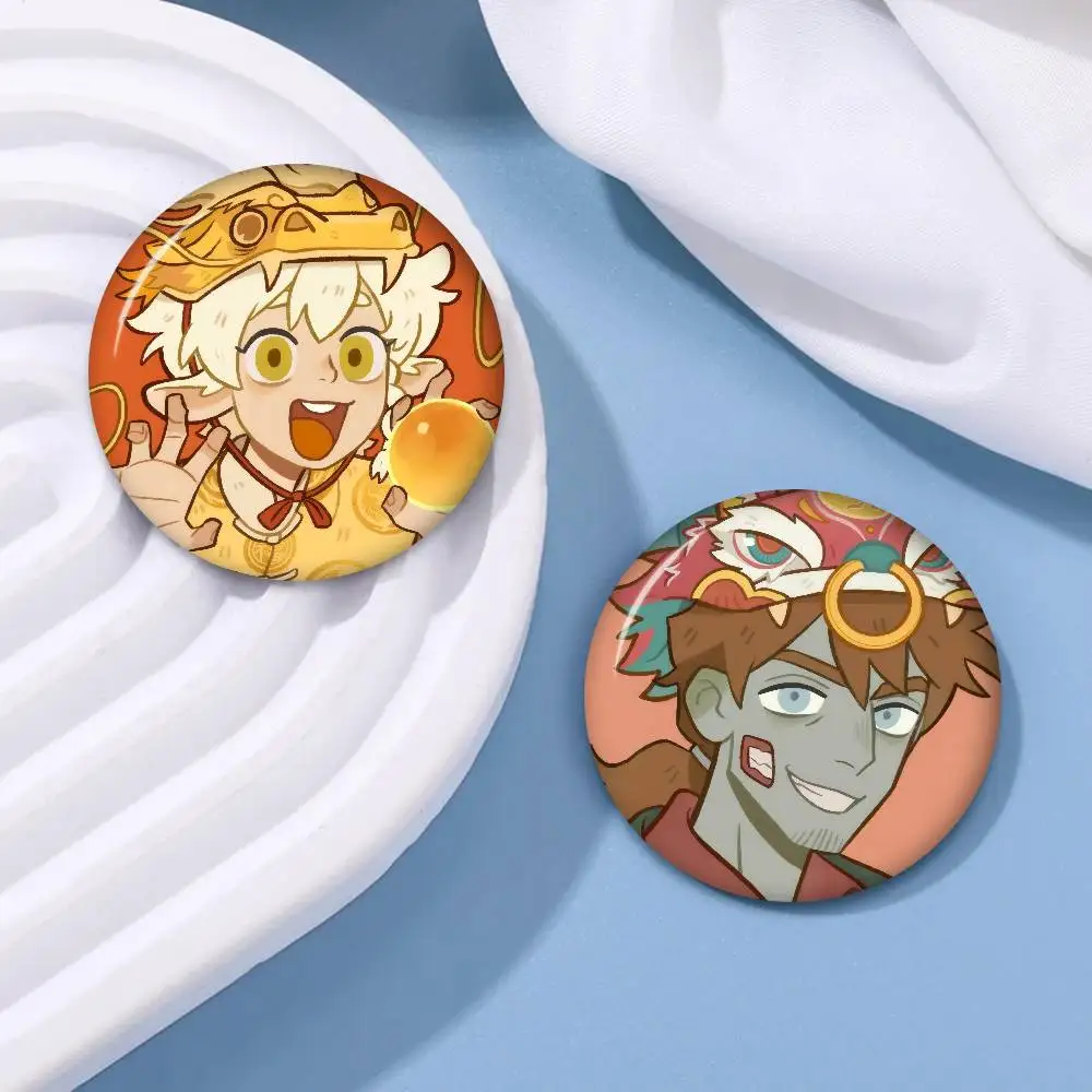 1031 All S-saints S-streets Cosplay  New Brooches Soft Button Pin Silly Gnarpy On A Skateboard Meme Badge Gamer Collection Gifts