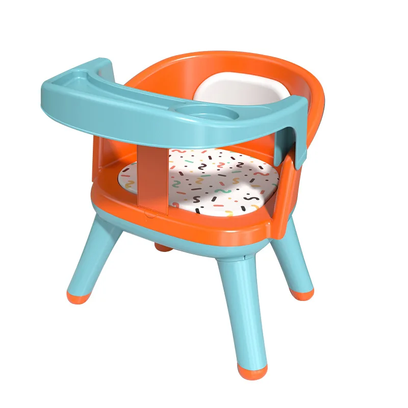 Chaise d'appel multifonctionnelle pour enfants, chaise de salle à manger pour bébé, chaise en plastique portable, perfect