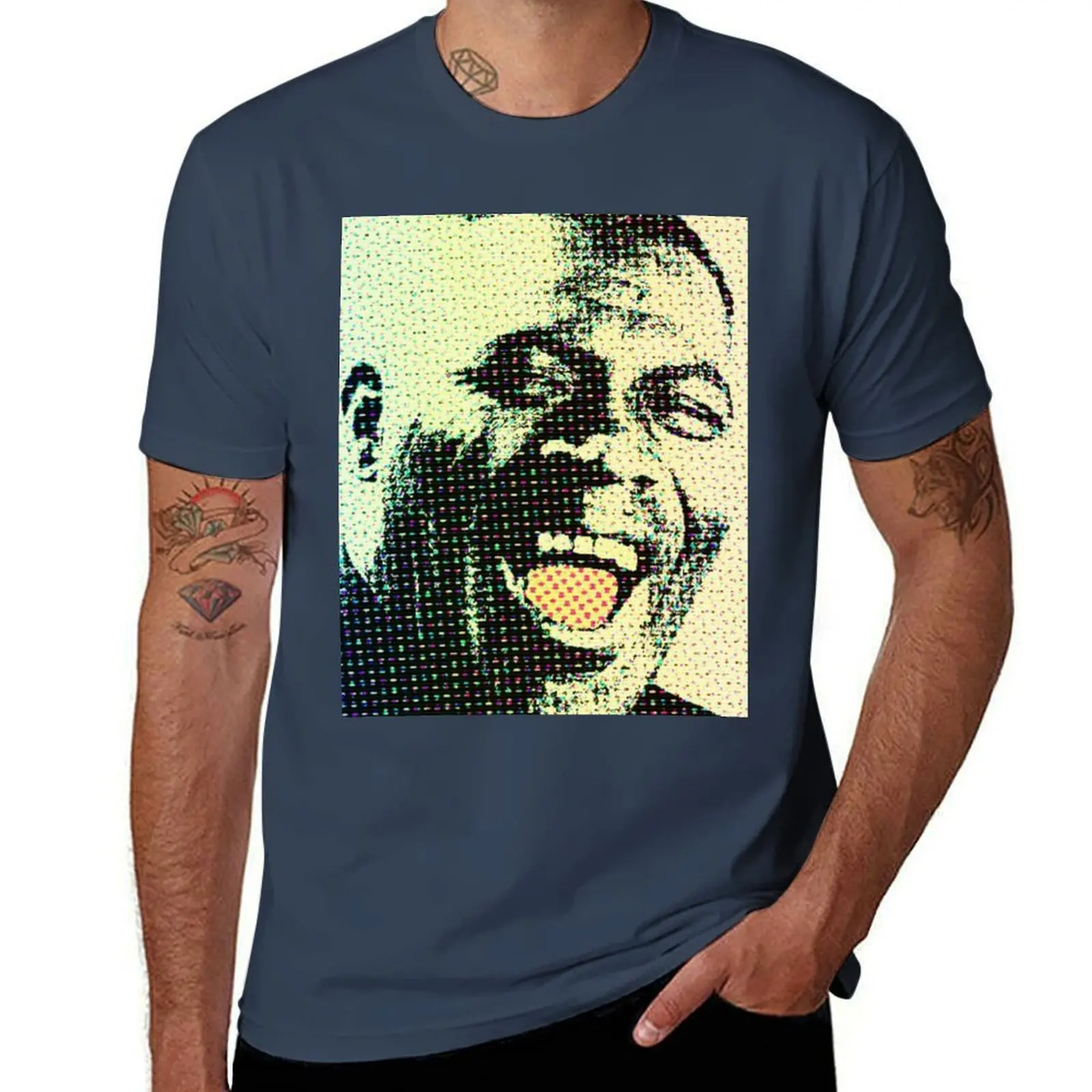 

Wolf Howl Rooster Stack T-Shirt man graphic t shirt man t shirt cotton man t shirt luxury T-Shirt