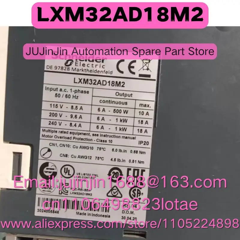 LXM32AD18M2 Used In Good Working Condition Quick Shipment